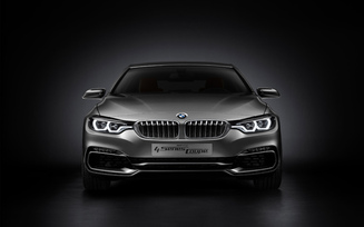2013, front side, 4 series, silver, concept, car, coupe, bmw, bmw 4 series coupe concept 2013