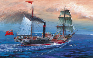 пароход, флот, командир, р.робертсон, арт, сириус, 1838г.